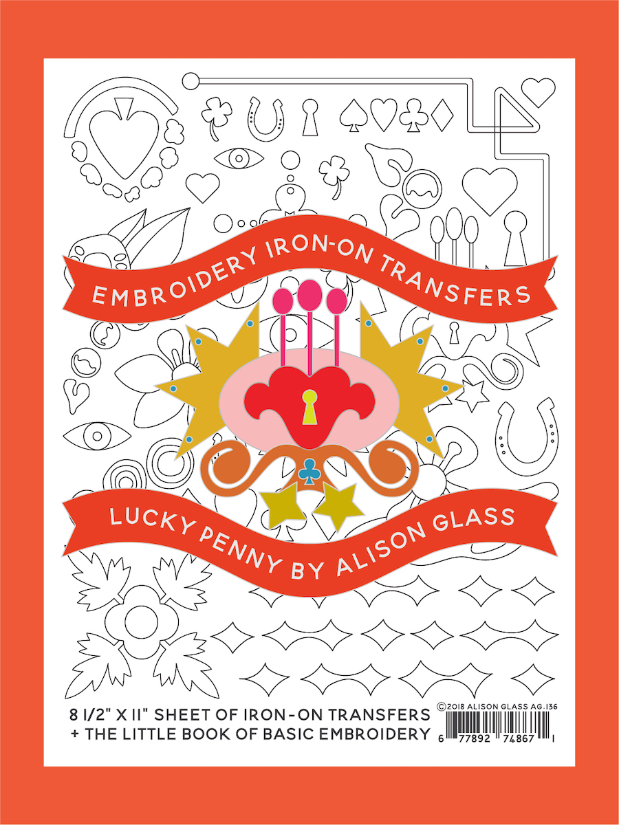 Lucky Penny Embroidery Pattern By Alison Glass