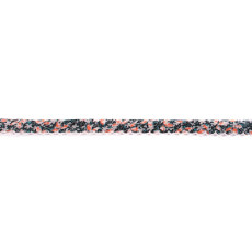Orange Floral Crochet-edged Poplin Bias Binding Double Fold - 15mm X 25m