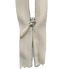 Make A Zipper Invisible- Beige (96072)- 162in Long With 12 Zipper Pulls