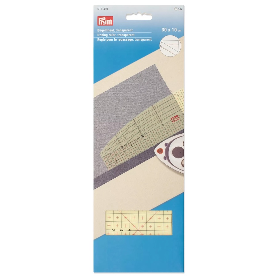 Ironing Ruler Transparent 30 X 10 Cm
