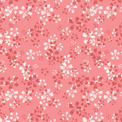 Wildflower in Pink from Eventide by Jillian Anderson for Cloud9 Fabrics