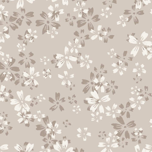 Wildflower 108in in Gray from Eventide by Jillian Anderson for Cloud9 Fabrics