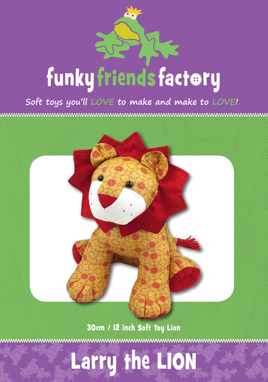 Larry The Lion Pattern By Funky Friends Factory