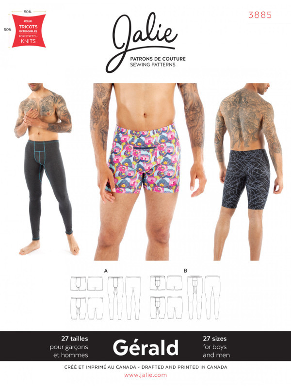 Gerald Underwear Pattern by Jalie