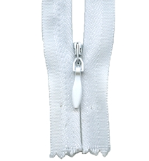 Make A Zipper Invisible - 162in Long With 12 Zipper Pulls - White