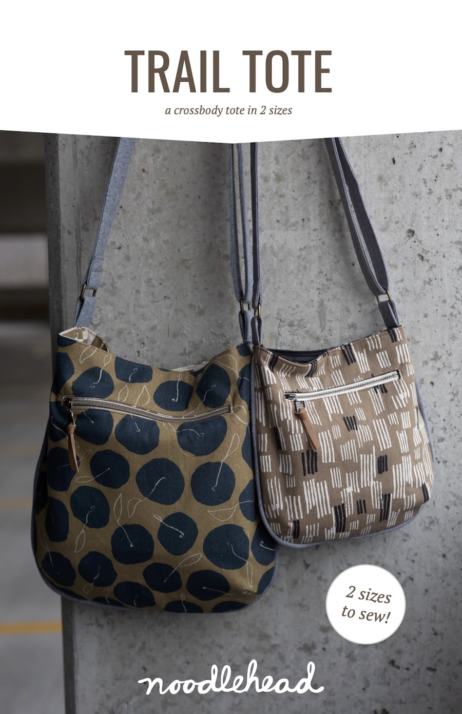 Trail Tote Pattern By Noodlehead (Avail Feb)