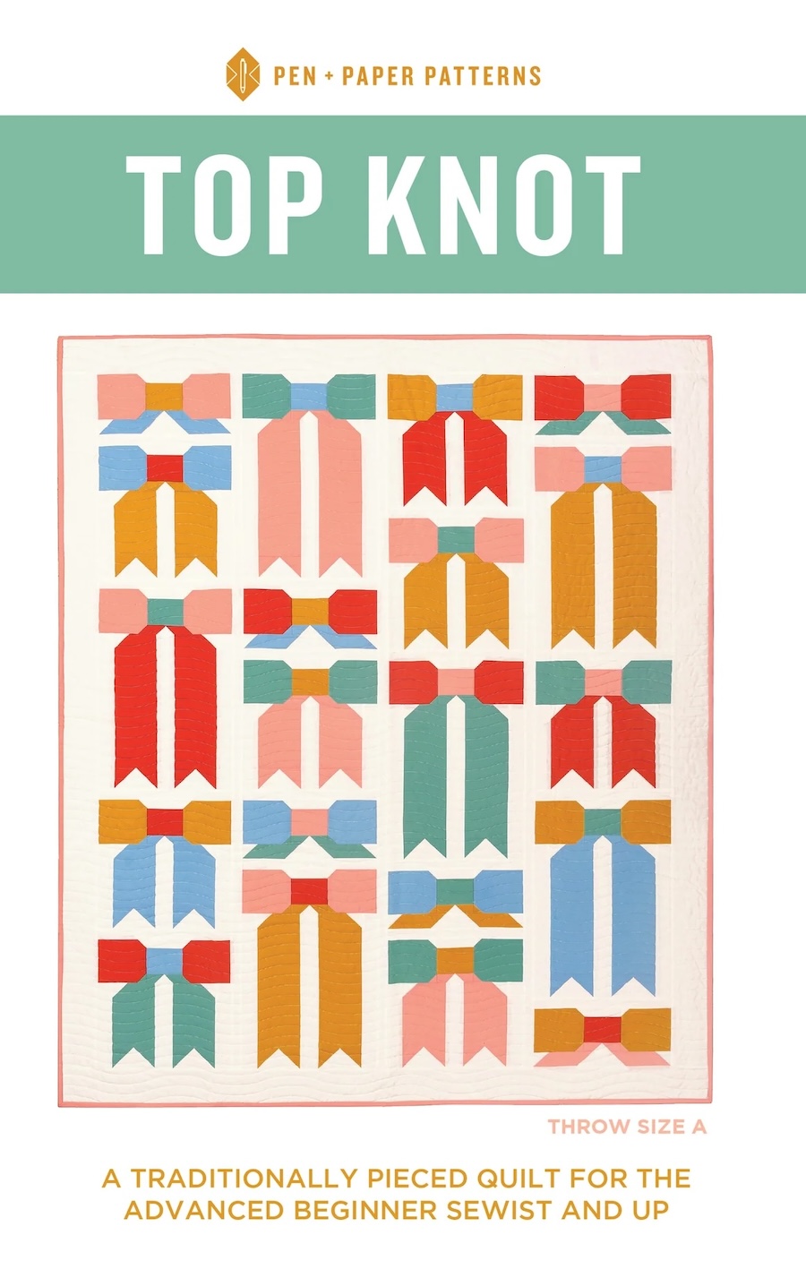 Top Knot Quilt Pattern By Pen + Paper