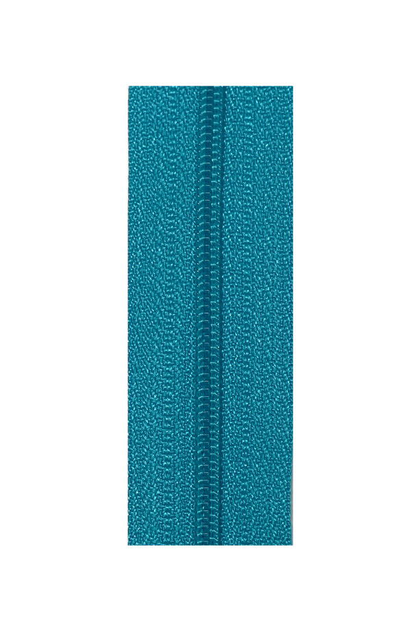 Turquoise Standard #3 Continuous Zipper Tape Bulk