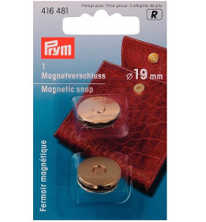 Prym Magnetic Snap 19mm Gold Coloured