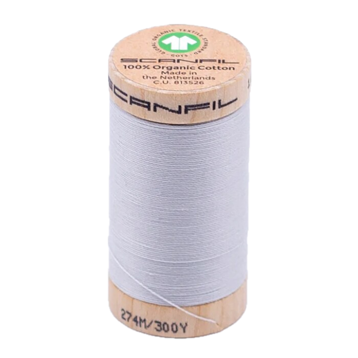 Oyster Mushroom 30/2 Weight Scanfil Organic Thread 274 Metres (300 Yards)