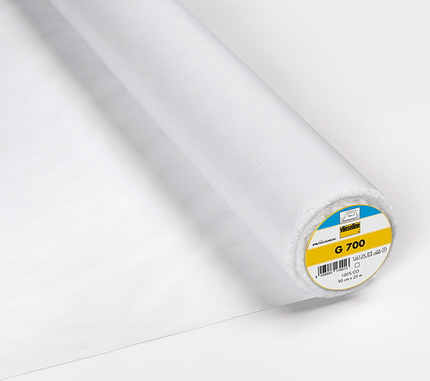 Vlieseline Woven Interlining Medium Weight - Fusible White 90cm X 25m (Avail Dec)