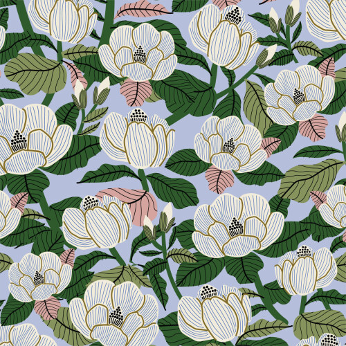 Magnolia from Hidden Thicket by Leah Duncan For Cloud9 Fabrics (Due May)
