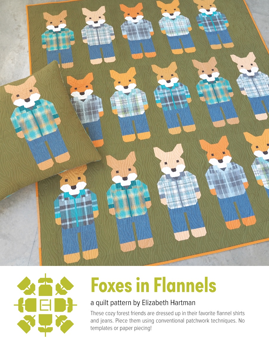 Foxes In Flannels Quilt Pattern By Elizabeth Hartman (Avail Mar)