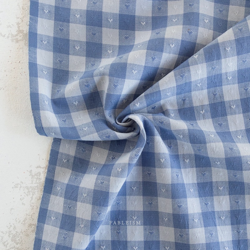 Alice Blue Gingham Hearts From Queen Of Hearts By Fableism (Avail Nov)