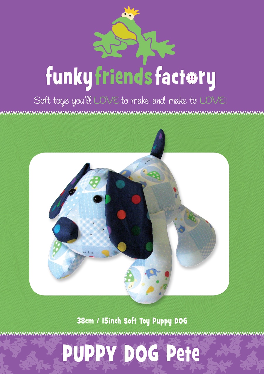 Puppy Dog Pete Pattern By Funky Friends Factory