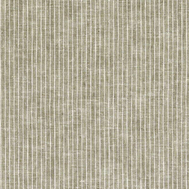Taupe Yarn Dyed Fine Stripe Linen Cotton Blend from Carbury by Modelo Fabrics