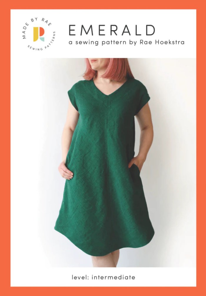 Emerald Dress Pattern from Made By Rae