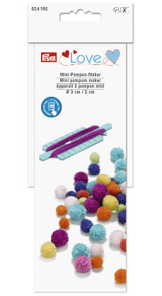 Prym Love Mini Pompom Maker 2 Sizes 3mm 2cm