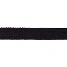 Black Washed Cotton Twill Tape - 25mm X 50m
