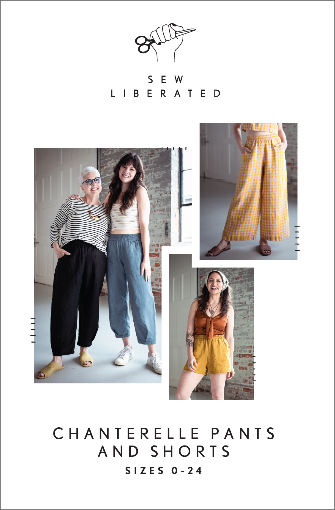 Chanterelle Pants And Shorts Sizes 0-24 Sewing Pattern By Sew Liberated (Due May)
