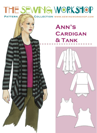 Anns Cardigan & Tank Pattern By The Sewing Workshop