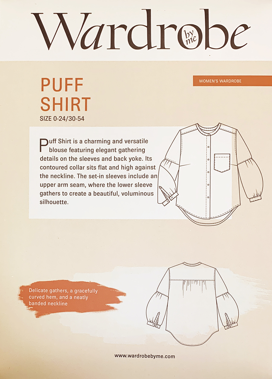 Puff Shirt Pattern By Wardrobe By Me (Avail Dec)