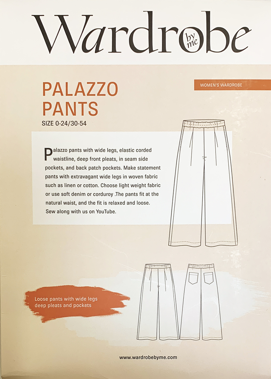 Palazzo Pants Pattern By Wardrobe By Me