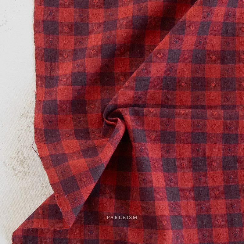 Maraschino Gingham Hearts From Queen Of Hearts By Fableism (Avail Nov)