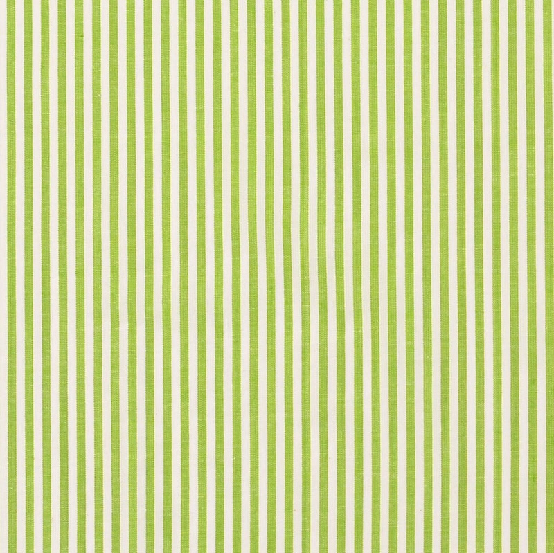 Green Fine Striped Cotton Poplin From Jermyn By Modelo Fabrics