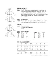 Zona Jacket Pattern By The Sewing Workshop