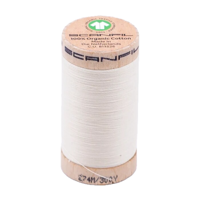 Solitary Star 30/2 Weight Scanfil Organic Thread 274 Metres (300 Yards)