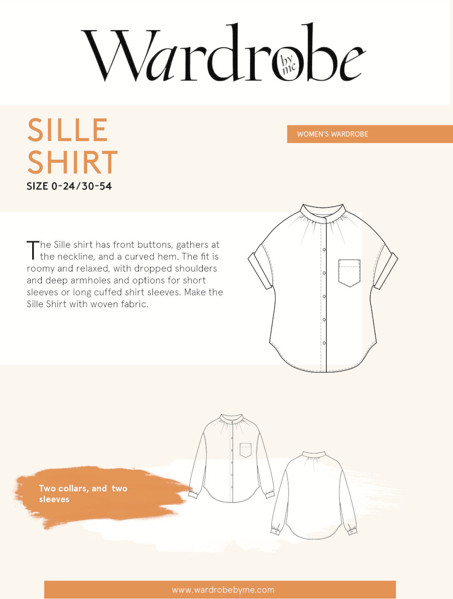 The Sille Shirt Pattern By Wardrobe By Me