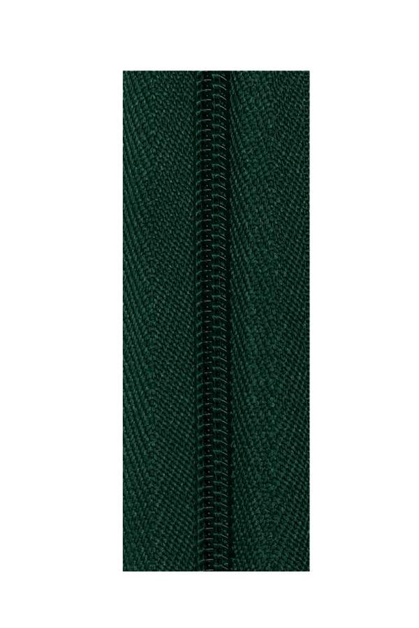 Dark Green Heavy Duty #5 Continuous Zipper Tape Bulk