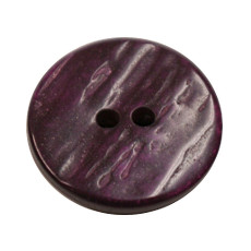 Acrylic Button 2 Hole Textured Without Gloss 15mm Deep Purple