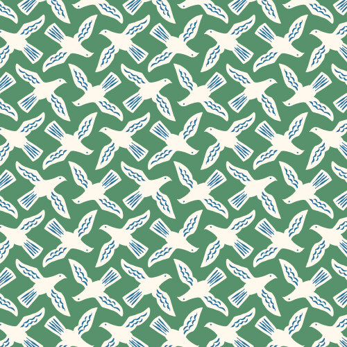 Flock in Green from Orchard Deco by Ariana Martin for Cloud9 Fabrics (Avail Mar)