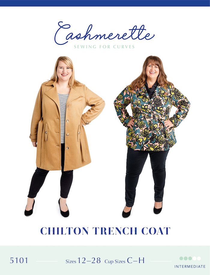 Chilton Trench Coat Pattern By Cashmerette