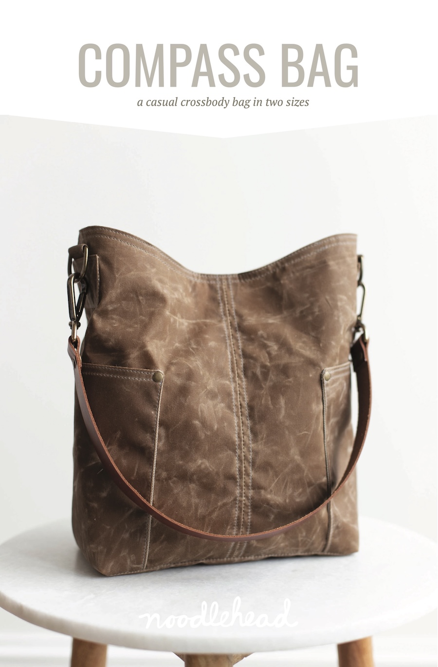 Compass Bag Pattern by Noodlehead (Avail Jan)