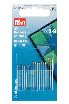 Prym Hand Sewing Needles Betweens 5-9 Assorted With 20pcs