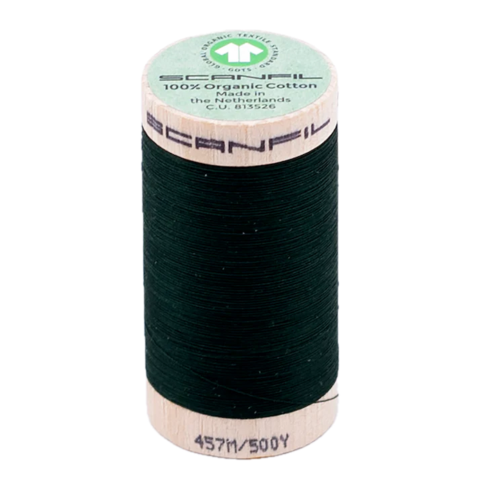 Mountain View 50/2 Weight Scanfil Organic Thread 457 Metres (500 Yards)