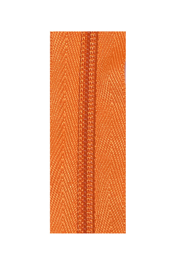 Orange Heavy Duty #5 Continuous Zipper Tape Bulk