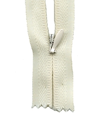 Make A Zipper Invisible - 162in Long With 12 Zipper Pulls - Cream