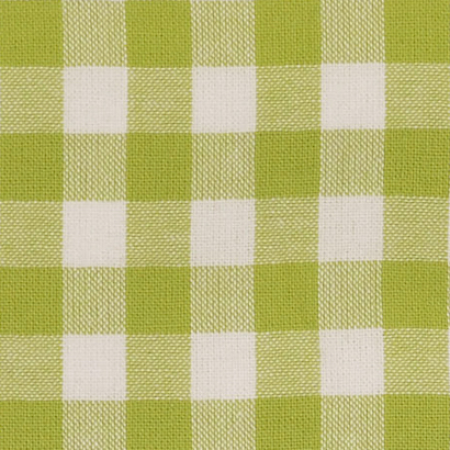 Lime / White Yarn Dyed Large Gingham Check from Kobenz by Modelo Fabrics