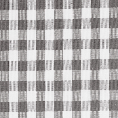 Grey / White Yarn Dyed Medium Gingham Check from Kobenz by Modelo Fabrics