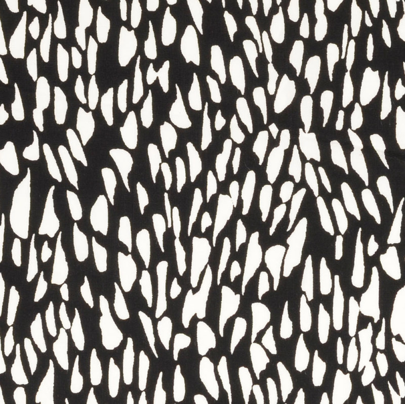 Black Shard Rayon Print from Mistral by Modelo Fabrics