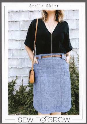 Stella Skirt Pattern By Sew to Grow