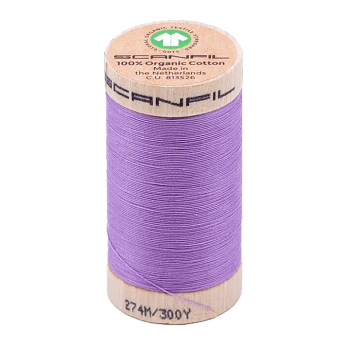 Regal Orchid 30/2 Weight Scanfil Organic Thread 274 Metres (300 Yards)