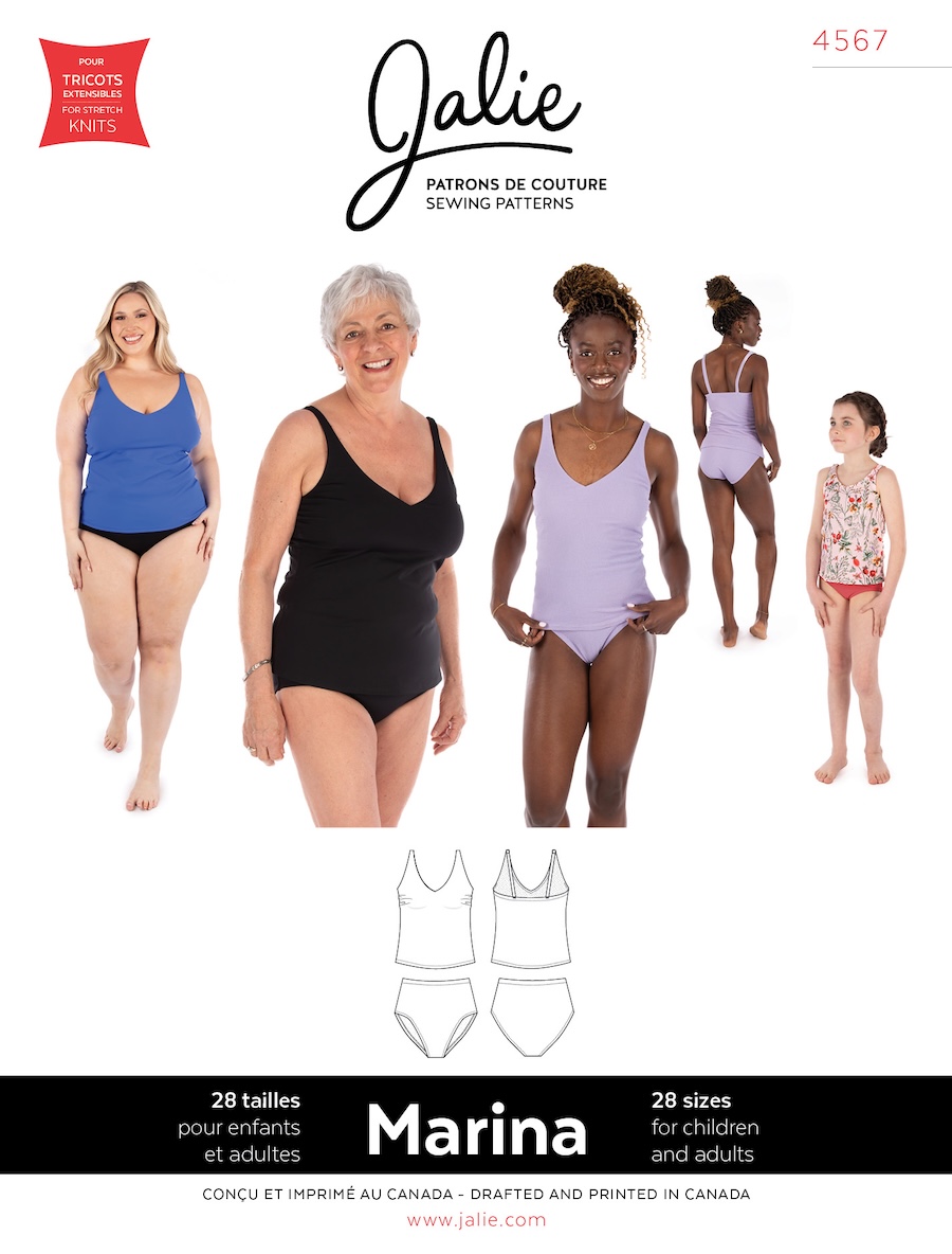 Marina Tankini Pattern By Jalie