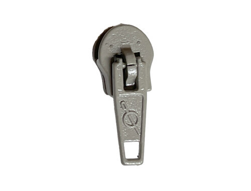 Light Grey Standard #3 Pinlock Zipper Pull Bulk