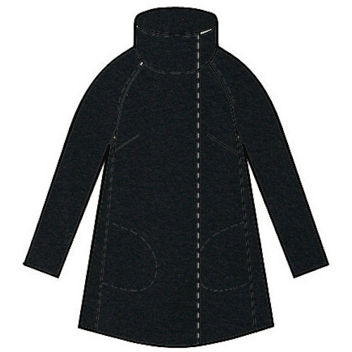 Black Coat from Westport by Modelo Fabrics