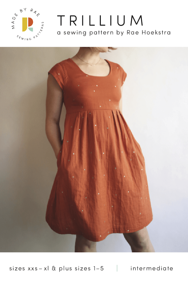 Trillium Dress from Made By Rae Patterns
